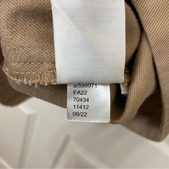 LOFT Women’s Tan Canvas Corduroy Collar Barn Jacket Size XLP Field Chore Coat - Picture 8 of 10